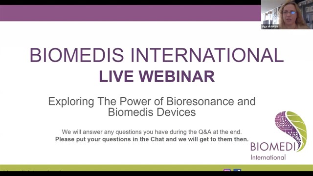 Biomedis Webinar The Power of Bioresonance
