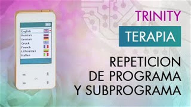 Biomedis Trinity. Repeticion de Programa y Subprograma. Leccion 14.