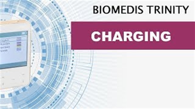 Charging. BIOMEDIS TRINITY.