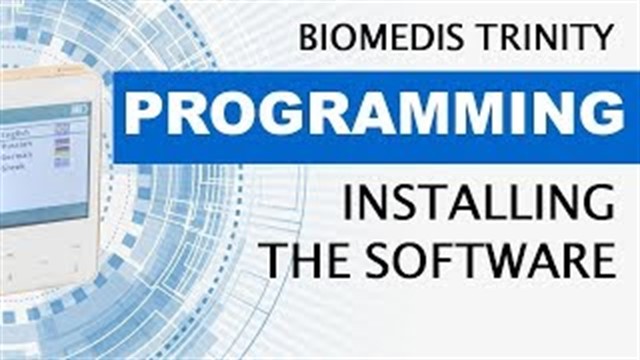 Installing The Software. BIOMEDIS TRINITY.